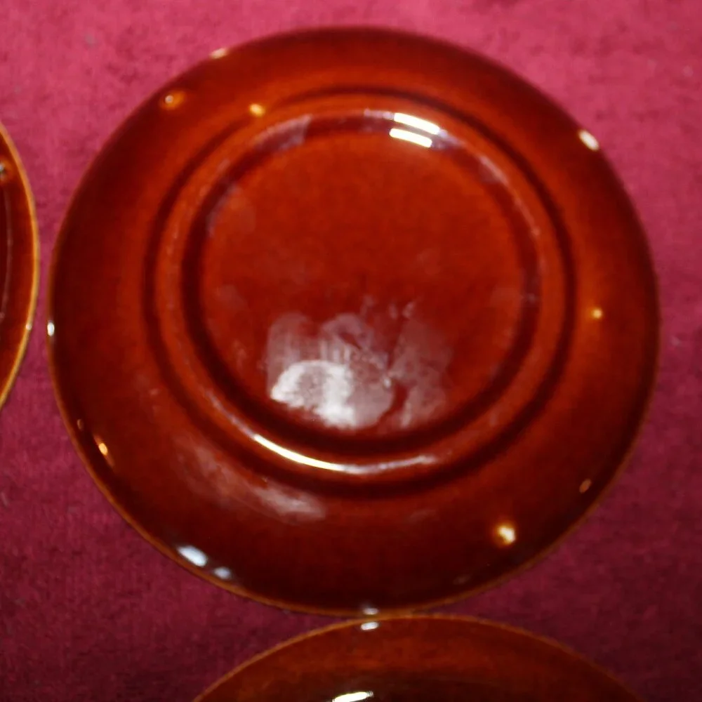 Vintage Hull Pottery Drip Saucers -Set of 4